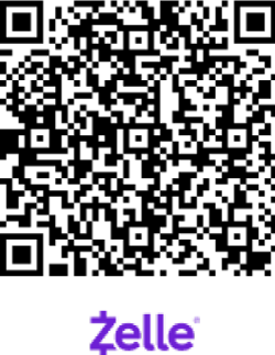 qr code to scan for pre-payment of services.